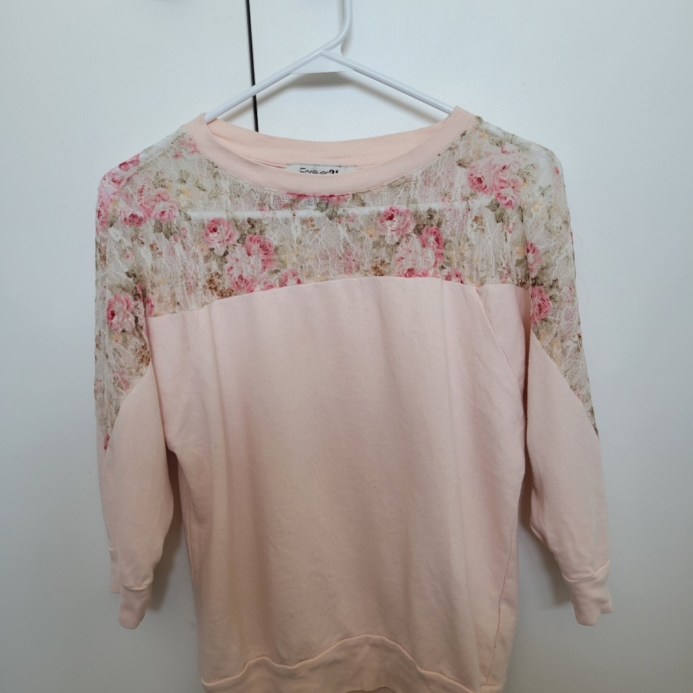 Pullover sweater, crew neck